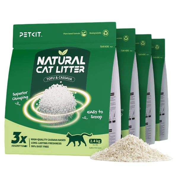 Areia Natural Cat Litter-4Bags