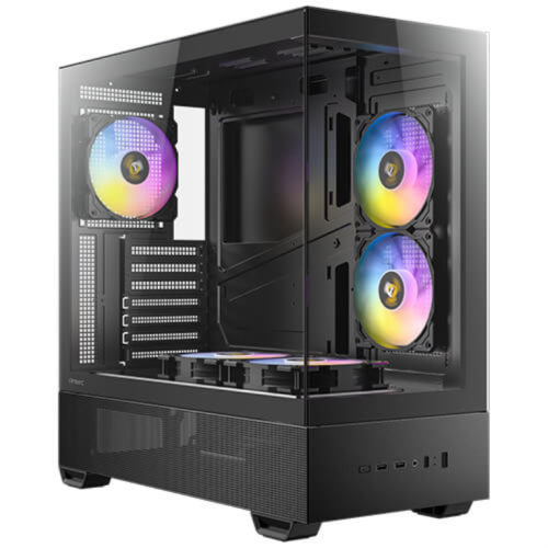 CAIXA ANTEC CX705 ARGB MID-TOWER ATX PANORAMICA 270º 5XVENT 120MM PWM