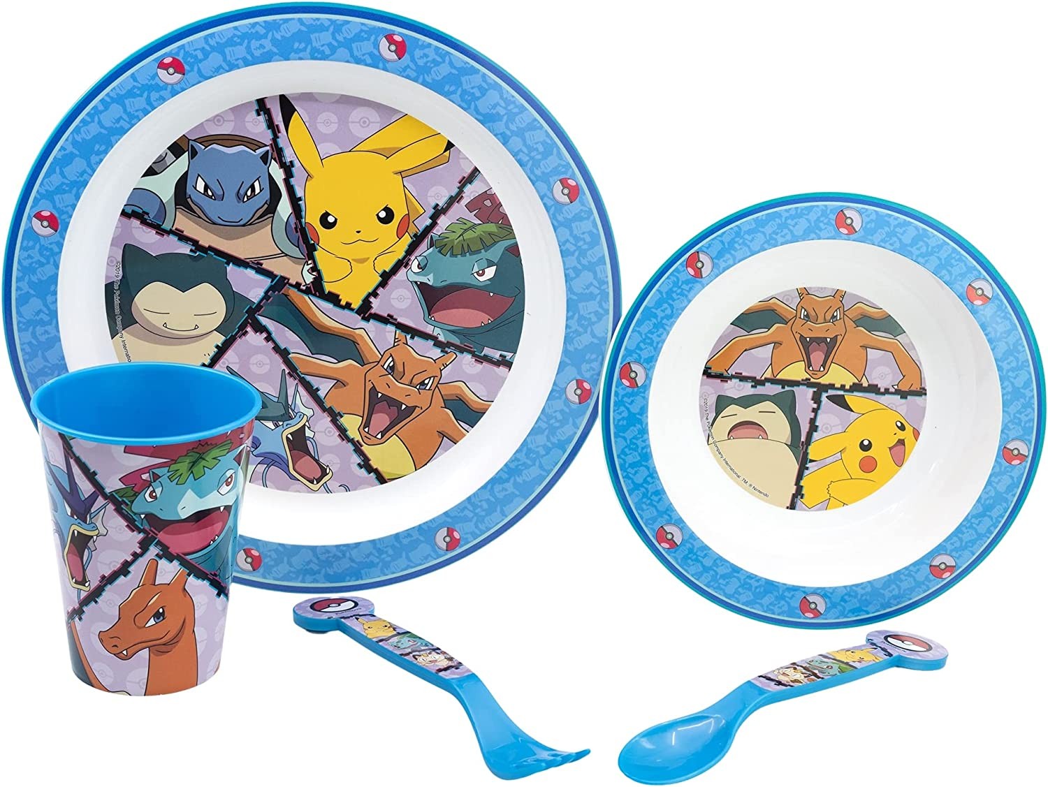 Conjunto Louça Infantil - Pokémon