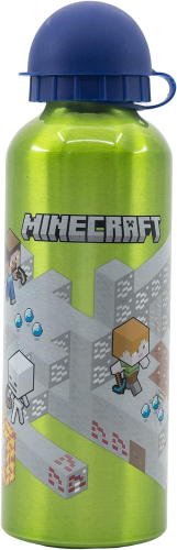 Garrafa Aluminio 530ML - Minecraft