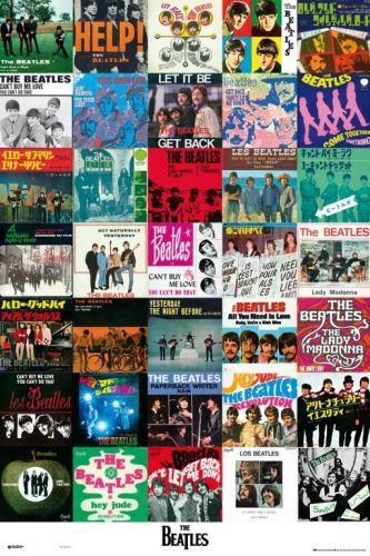 Poster Beatles- Singles