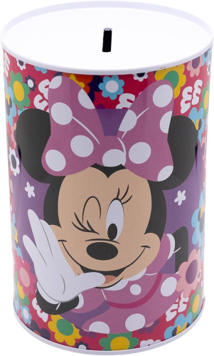 Mealheiro Infantil Metálico - Minnie Flowers