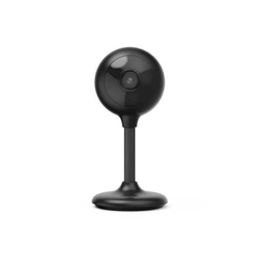 Câmara de segurança inteligente Hama com microfone - Visão noturna - Cabo de 1 m - Luz LED - Ideal para animais de estimação - Assistente de voz - Wi