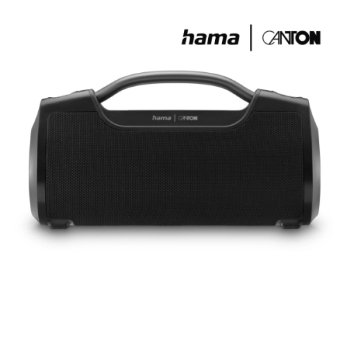 Hama Mate Pro Coluna Portatil - Potemcia 60W - Bluetooth - USB-C - Bateria 3600mAh - IPX6 - Rango 10m - 17.2x31x12cm - Preto