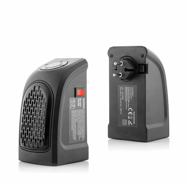 Aquecedor portátil Innovagoods Heatpod Mini - Potência 400W - 2 velocidades - Luz LED - Temperatura ajustável - Temporizador - Baixo consumo