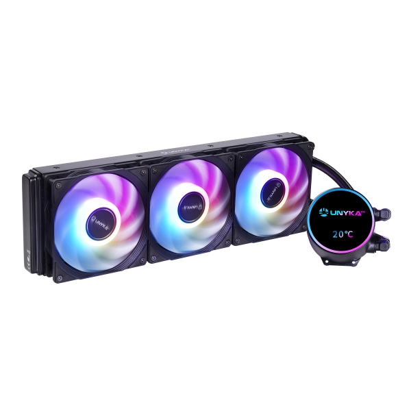 Water Cooler CPU Unykach Aquastorm NEO 360 Kit RGB Preto