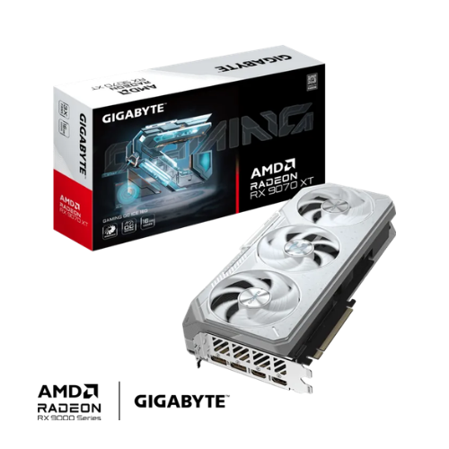 PLACA GRAFICA GIGABYTE RADEON RX 9070 XT GAMING OC ICE 16GB