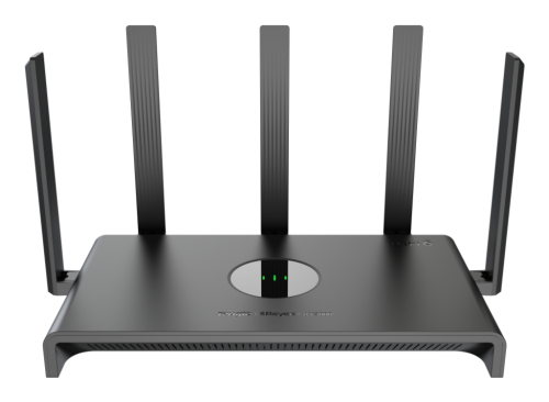 Router Ruijie RG-EW3000GX PRO Dual Band - 5 portas - Velocidade sem fios até 3 Gbps - WiFi 6 AX3000 - Suporte Mesh - Preto
