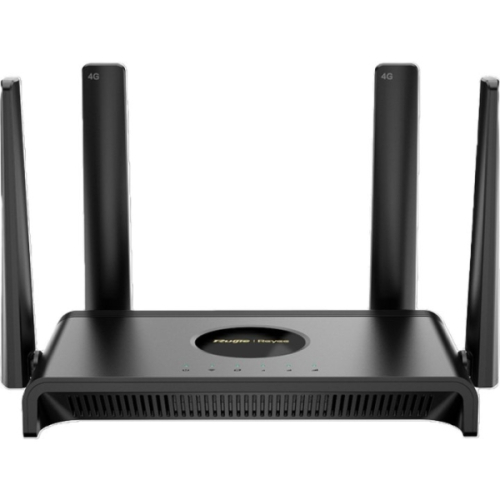 Router Ruijie RG-EW300T - Velocidade sem fios até 300 Mbps - Wi-Fi - Conectividade móvel 4G LTE Cat4 - Gestão na cloud - Preto