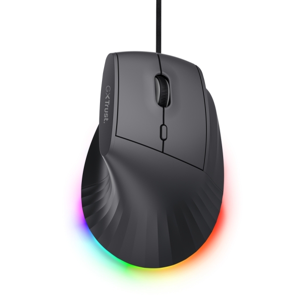 Rato Gaming Trust GXT 145 Rexxa com 10 Botões - 12.800 dpi - LED RGB - Preto
