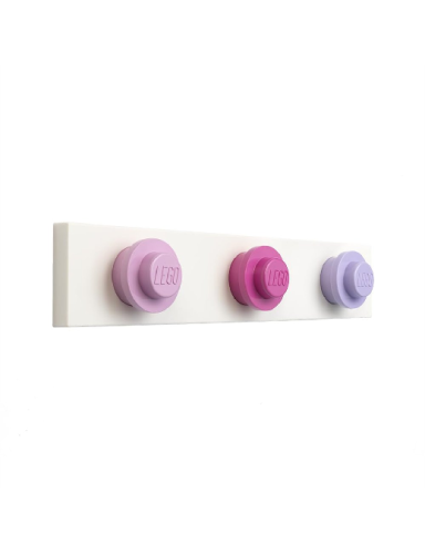 LEGO Wall Hanger Rack - Rosa Claro,Rosa Escuro,Roxo Claro