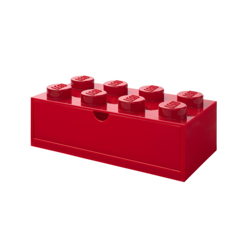 LEGO Desk Drawer 8 - Vermelho
