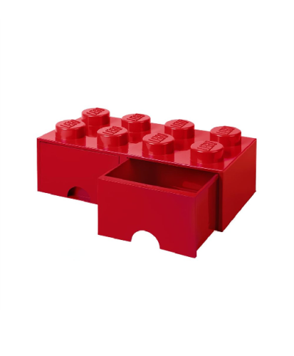LEGO Brick Drawer 8 - Vermelho
