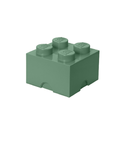LEGO Storage Brick 4 - Verde Areia
