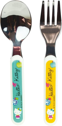 Conjunto de Talheres em Inox Hello Kitty