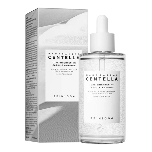 SKIN1004 Madagascar Centella Tone Brightening Capsule Ampoule Sérum Hidratante para Iluminar e Alisar Pele 100ml