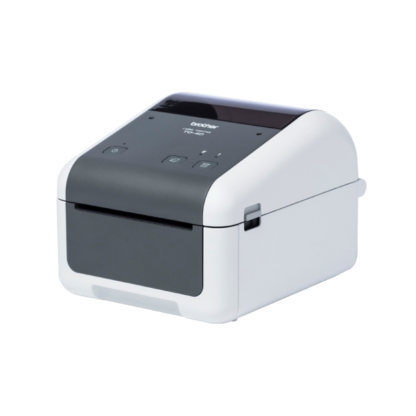 Impressora de Etiquetas Térmicas Brother TD-4425DN,203ppp,203mm/s Branco/Cinzento