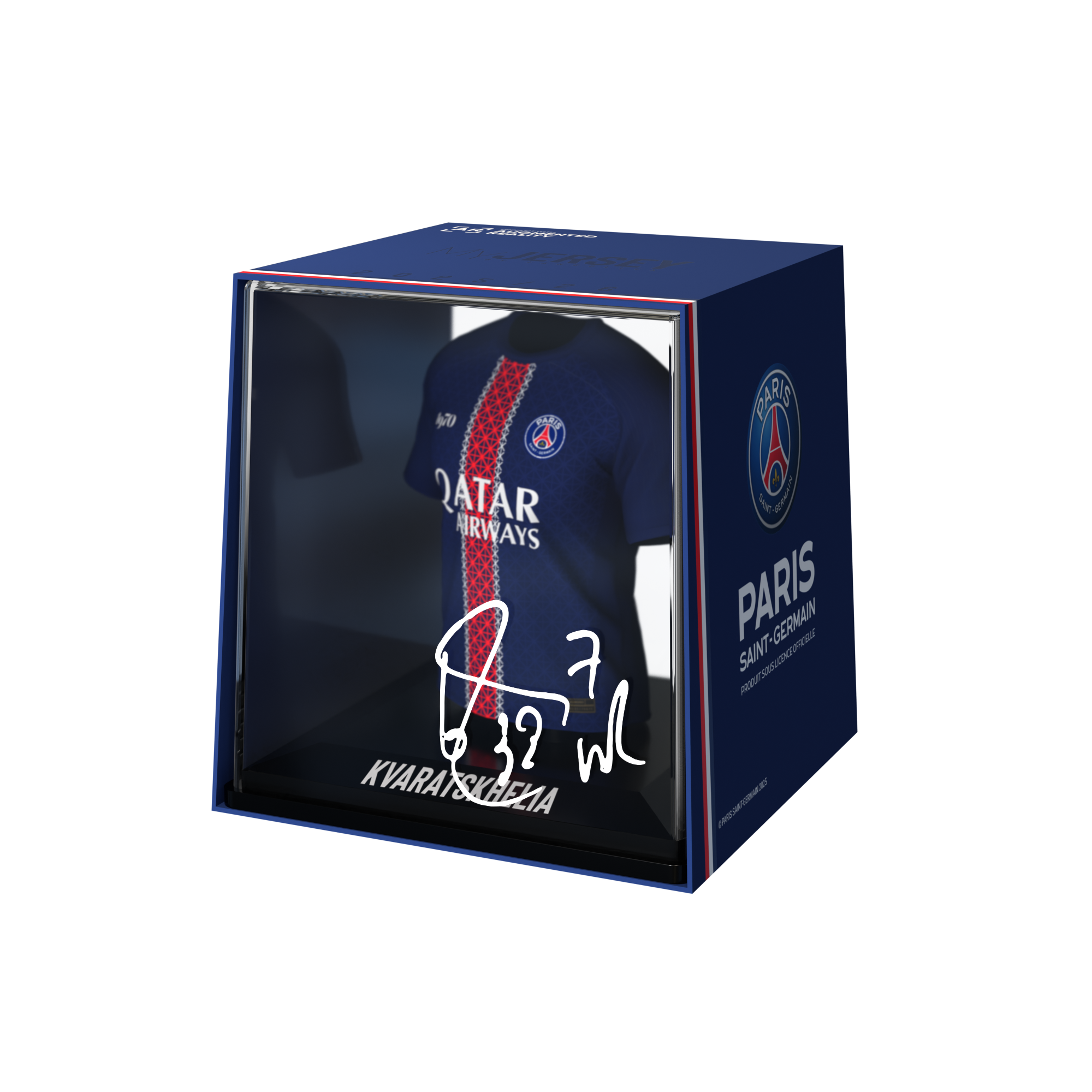 Figura My Jersey - PSG:Kvaratskhelia (Home 2025 / 2026)