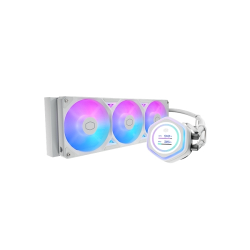 Water Cooler CPU Cooler Master Masterliquid 360 Atmos II LCD ARGB Branco