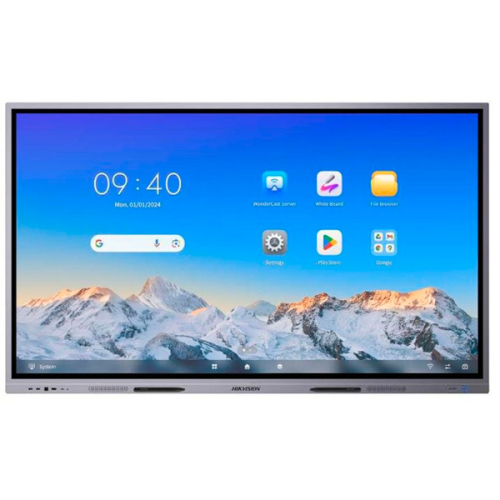 HIKVISION MONITOR INTERATIVO 86"S/ CÂMARA SERIE SELECT EDLA 480 CD/M²
