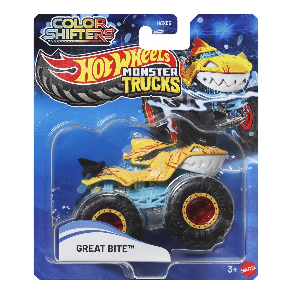 Hot Wheels:Monster Trucks Colour Shiffter - Great Bite