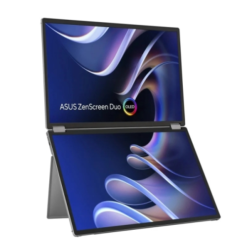 ASUS ZenScreen Duo MONITOR 14"OLED WUXGA 60Hz - 1ms - HDMI,USB-C - Prata