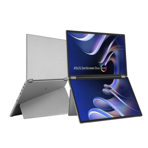 ASUS ZenScreen Duo MONITOR 14"OLED WUXGA 60Hz - 1ms - HDMI,USB-C - Prata