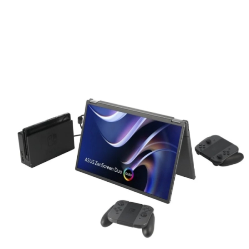 ASUS ZenScreen Duo MONITOR 14"OLED WUXGA 60Hz - 1ms - HDMI,USB-C - Prata