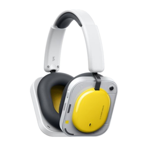 Auscultador Nothing Headphone (a) Bluetooth - Cancelamento de ruído ANC - Driver de 40 mm - Amarelo
