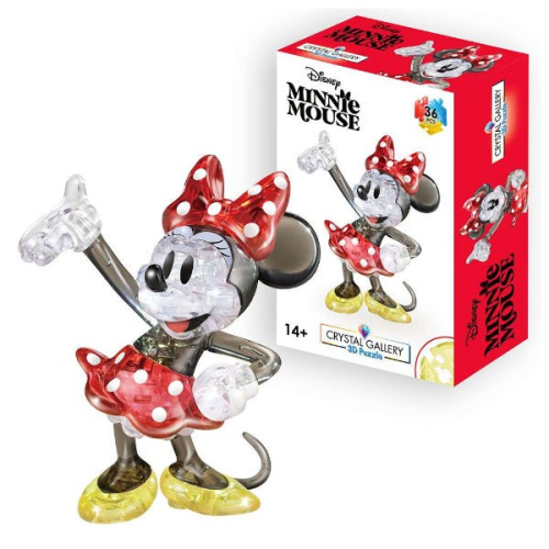 Puzzle 3D Crystal Gallery Disney - Minnie Mouse (36 Peças)