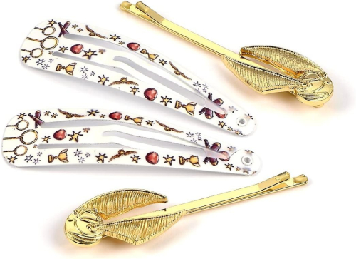 Conjunto de Ganchos de Cabelo - Harry Potter:Golden Snitch