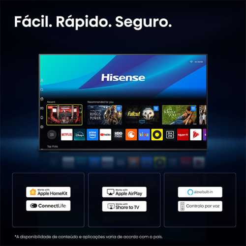 HISENSE MINI-LED TV 65"4K HDR10 SMART TV VIDAA 65E8S