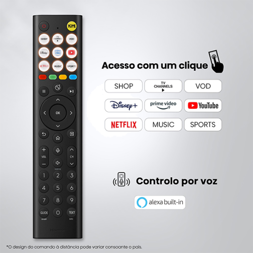 HISENSE MINI-LED TV 65"4K HDR10 SMART TV VIDAA 65E8S