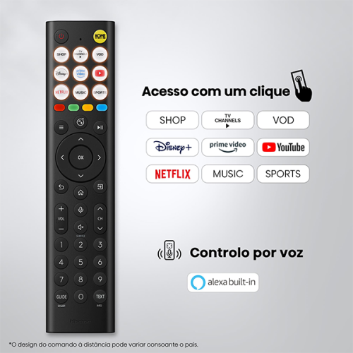 HISENSE MINI-LED TV 50"4K HDR10 SMART TV VIDAA 50E8S