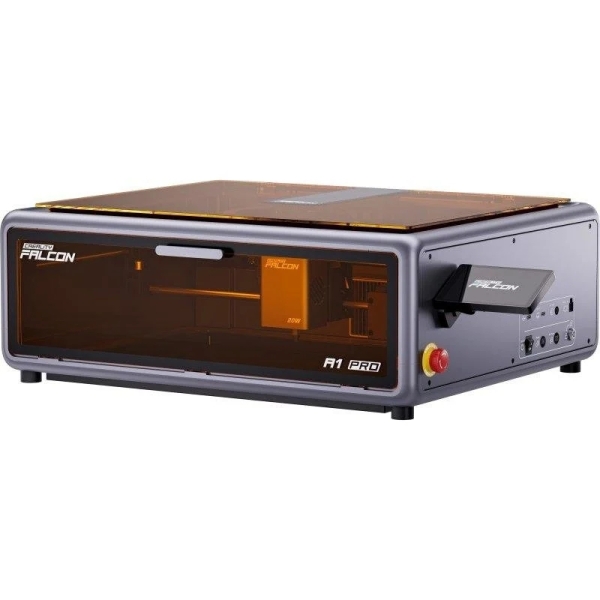 Gravadora e cortadora a laser Creality Falcon A1 Pro 20W em caixa fechada - Laser Classe 1 (FDA) - Área de trabalho de 268 x 358 mm - CoreXY até 600 m