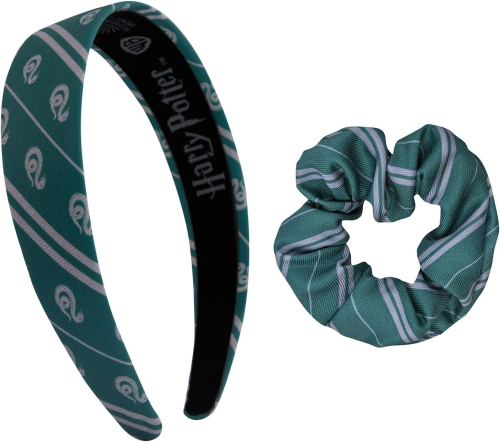 Bandelete para Cabelo Cinereplicas - Harry Potter:Slytherin Scrunchy