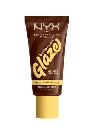 Nyx Professional Makeup Buttermelt Glaze Soft Glow Skin Tint SPF30 Tom Hazelnut Butta