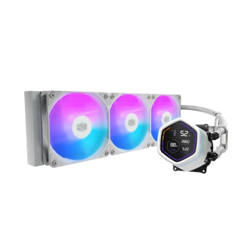 WATER COOLER Msterliquid 360 ARGB/Digital LED Display 2,1"Branco