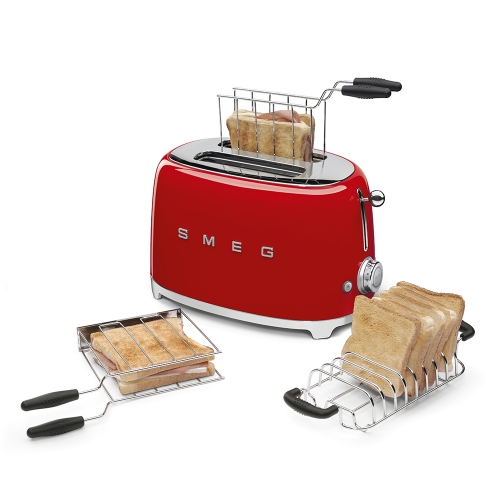 SMEG TOASTER 2X2 50´s STYLE RED