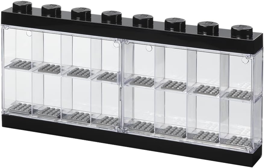 LEGO Vitrine Minifiguras 16 - Preto