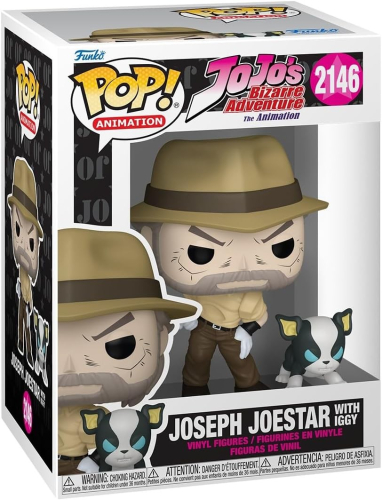Figura Funko POP! Animation - JoJo’s Bizarre Adventure Joseph &Iggy 2146