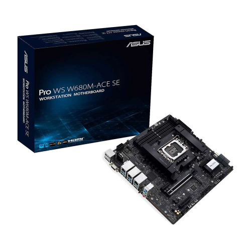 ASUS PRO WS W680M-ACE SE LGA1700 microATX 4DDR5 1xHDMI 1xDP 1xD-Sub 8xSATA 2xM.2