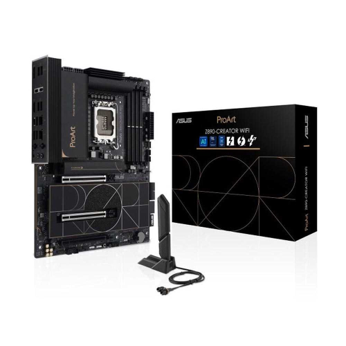 ASUS PROART Z890-CREATOR WIFI LGA1851 4xDDR5 ATX MB 4xSATA 1xHDMI 2.1 3xThunderbolt 5xM.2