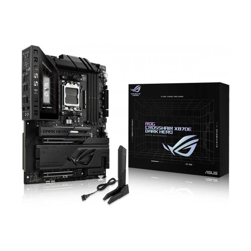 ASUS ROG CROSSHAIR X870E DARK HERO AM5 DDR5 ATX motherboard 2xPCIe 5.0 5xM.2 1xHDMI