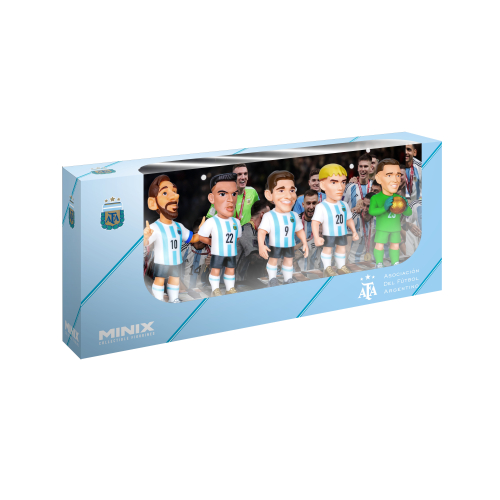 Figura Minix Football Stars World Cup 7cm:5 Pack - Argentina