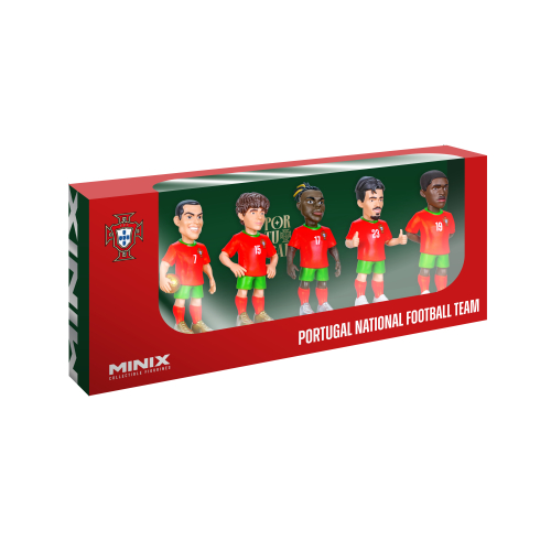 Figura Minix Football Stars World Cup 7cm:5 Pack - Portugal