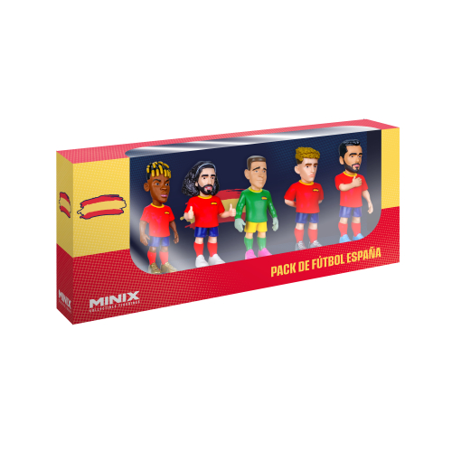 Figura Minix Football Stars World Cup 7cm:5 Pack - Spain