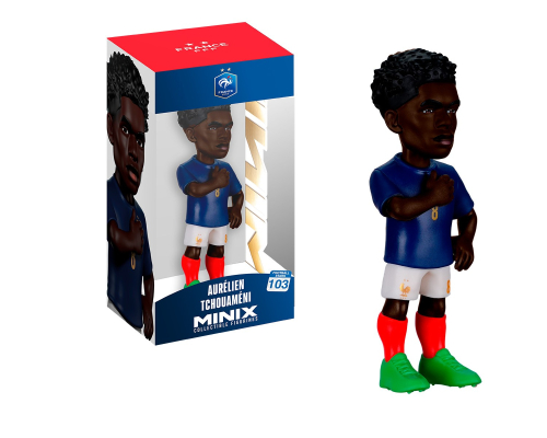 Figura Minix Football Stars World Cup 7cm:France - Tchouaméni
