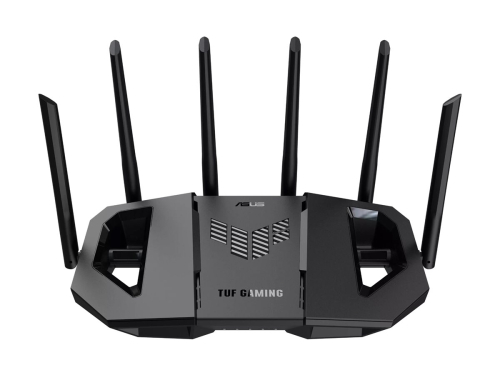 ASUS TUF Gaming BE9400 Expandable Tri-Band WiFi 7 802.11be Gaming Router Quad 2.5G Ports 3-Step Port Forwarding