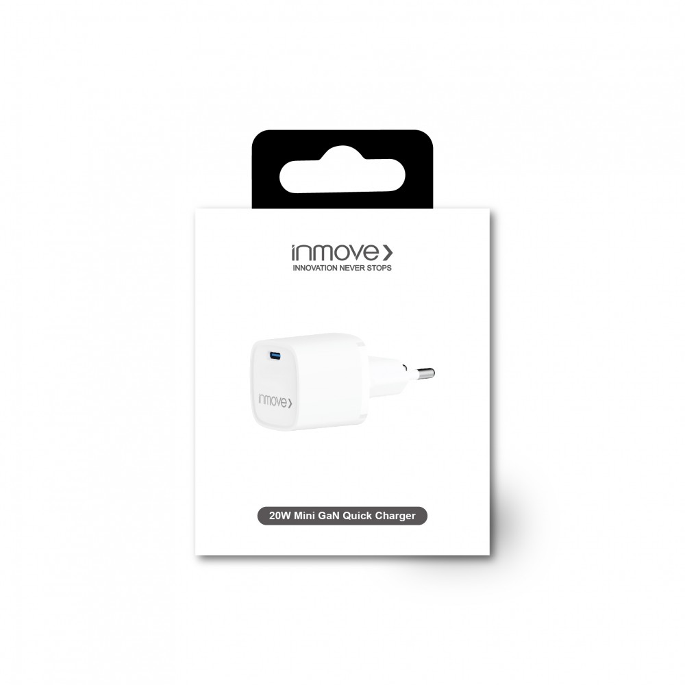 Carregador Inmove Mini Quick Charger 20W White